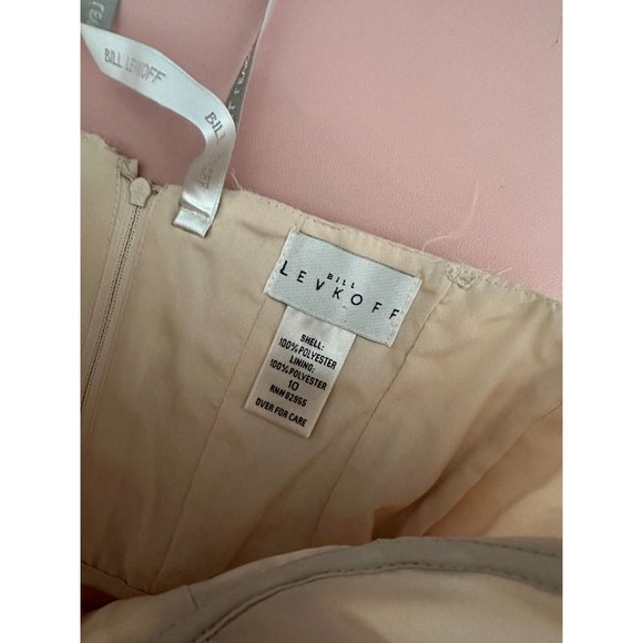 Bill Levkoff Bustier Lingerie Beige Womens Sz 10 Polyester Strapless Zip Corset - Picture 6 of 16